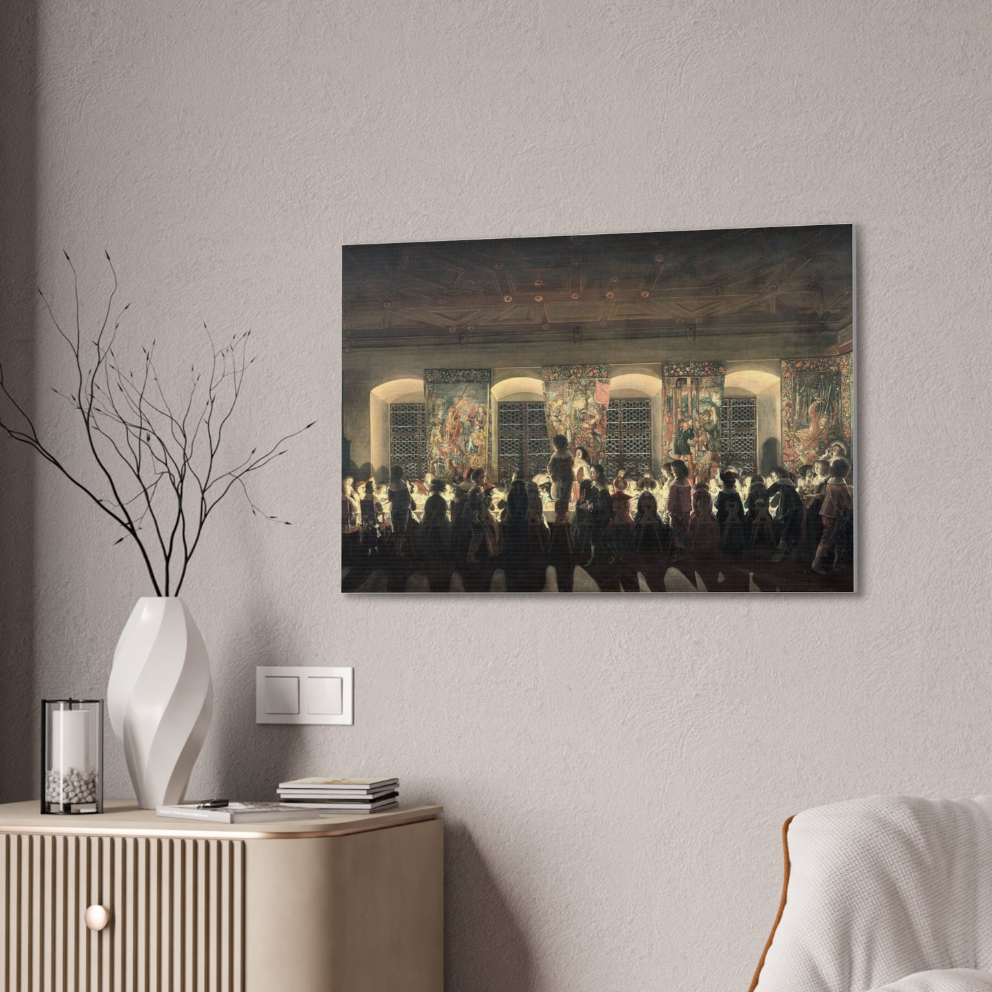 Duke's Banquet Canvas Stretched Art