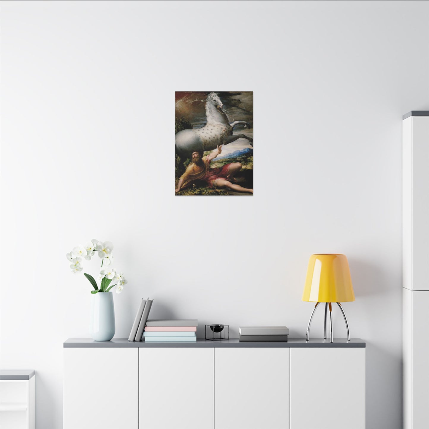 Canvas Print — Renaissance Painting of Saul Struck Blind (Stretched Matte)