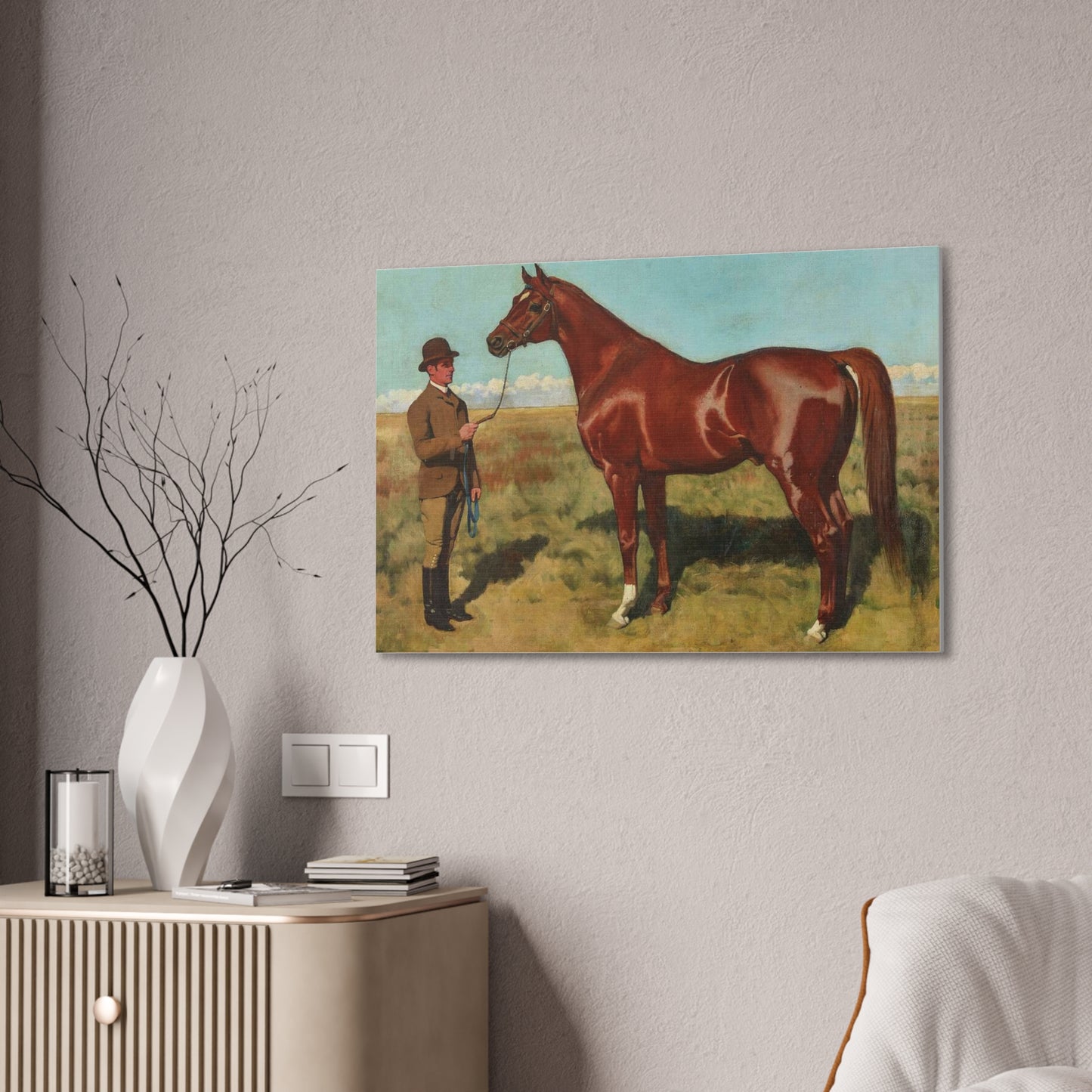 Phenix (George Gascoyne) Fine Art Canvas Print