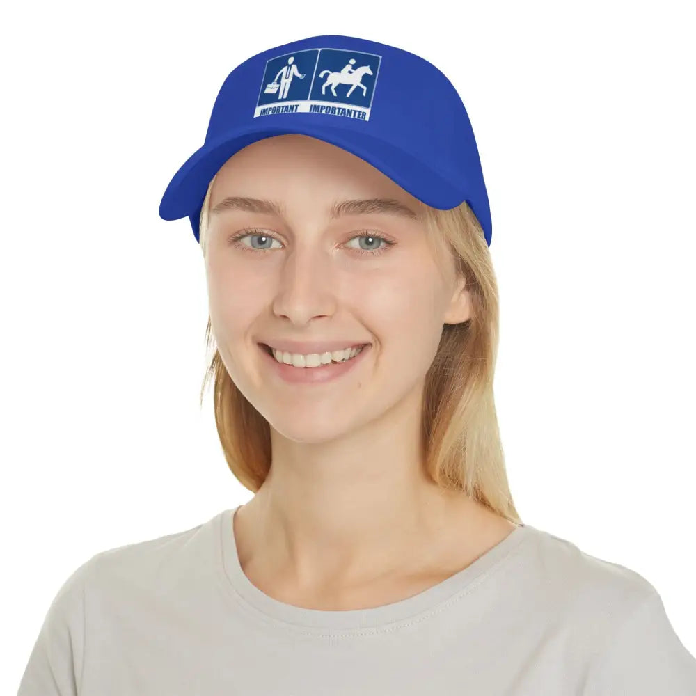 Baseball Cap Funny Quote Work Important Riding Importanter - Hats