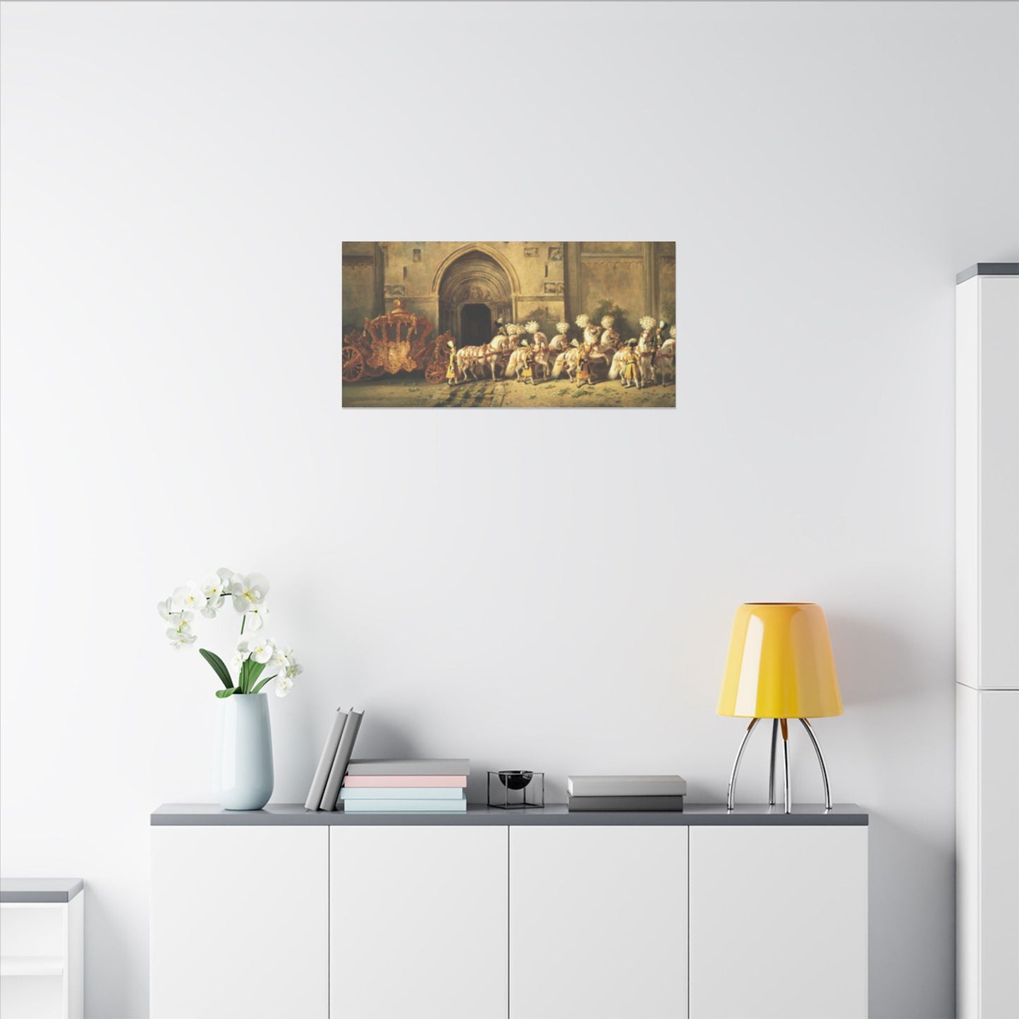 Elegant Stretched Canvas Art - Royal Carriage - Canvas