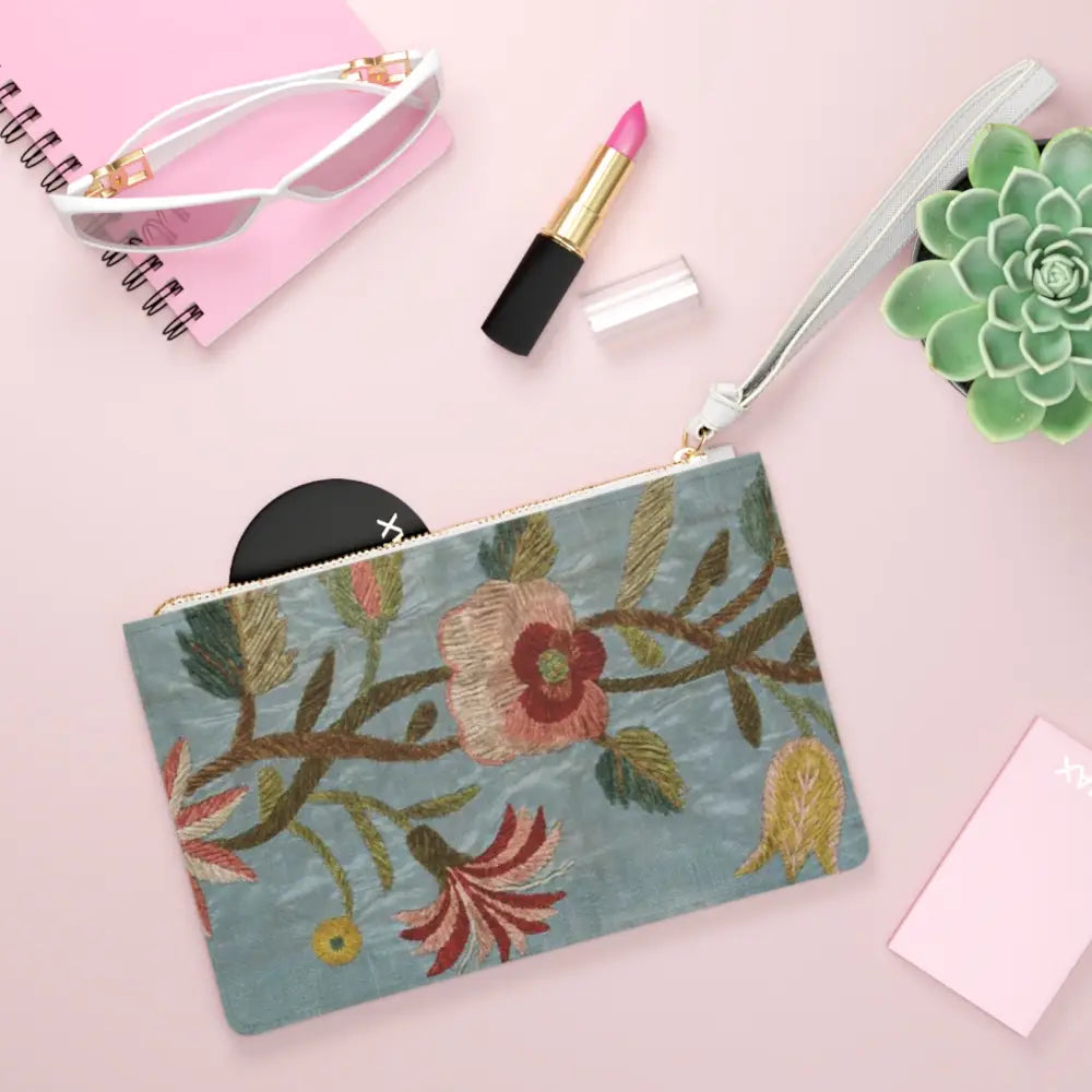 Embroidered Floral Clutch Bag | Elegant Accessory for Special Occasions - One size - Bags