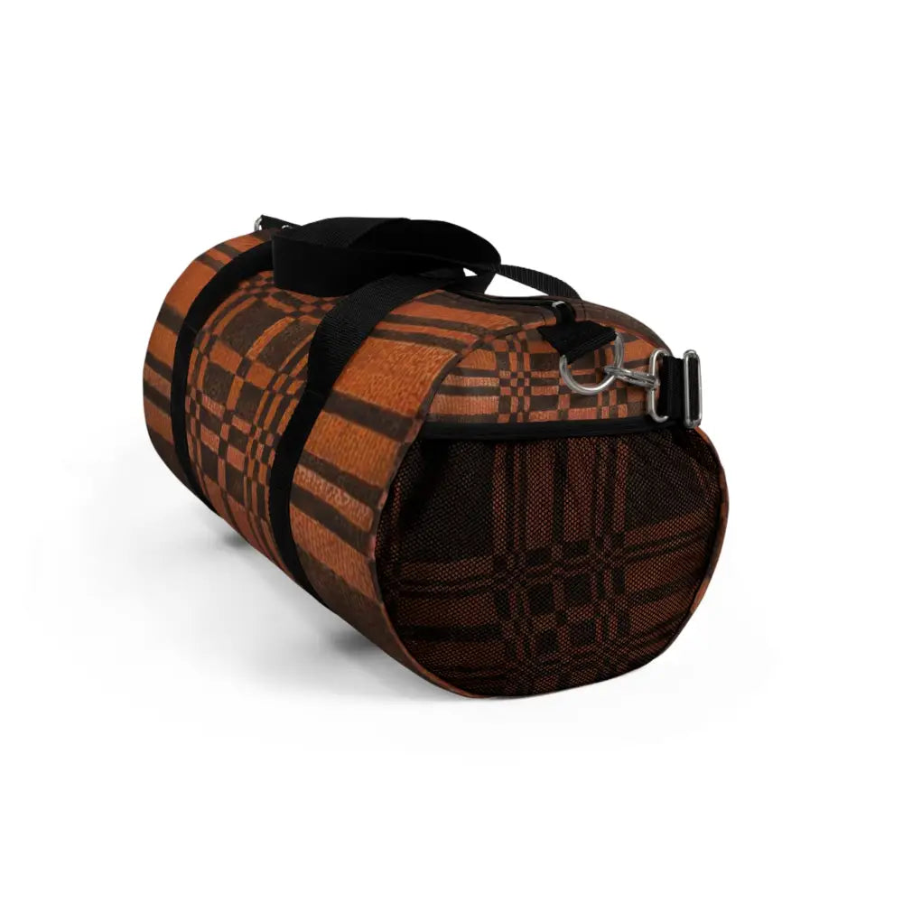 Stylish Plaid Duffel Bag for Travel and Horse Show - Bags