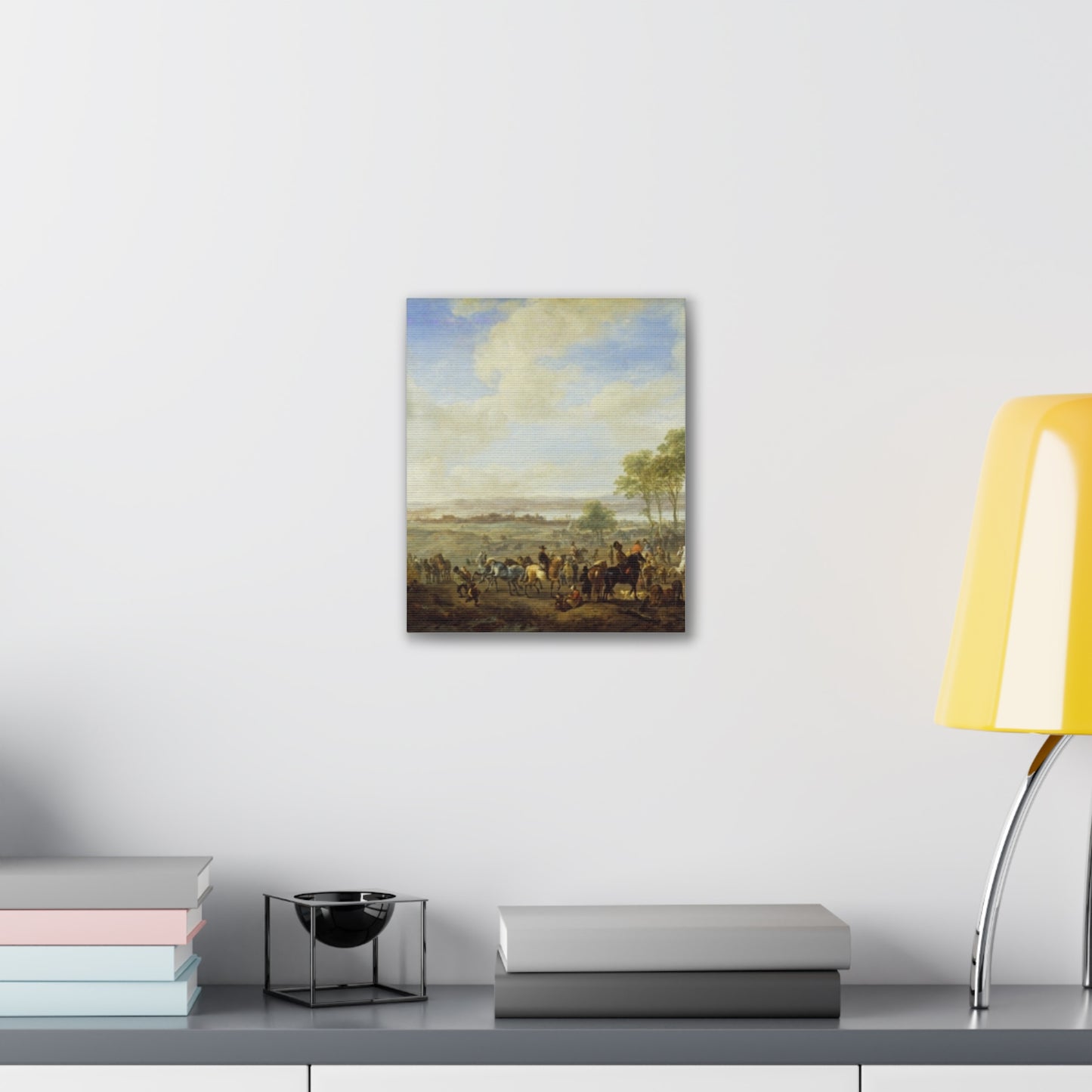 Classic Renaissance Horse Fair Canvas Print — Stretched 0.75" Wall Art