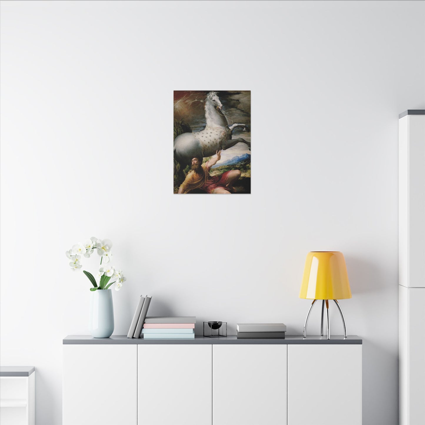 Canvas Print — Renaissance Painting of Saul Struck Blind (Stretched Matte)