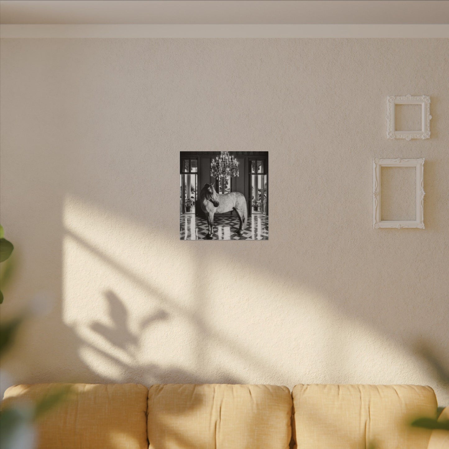 Equestrian Chateau Canvas