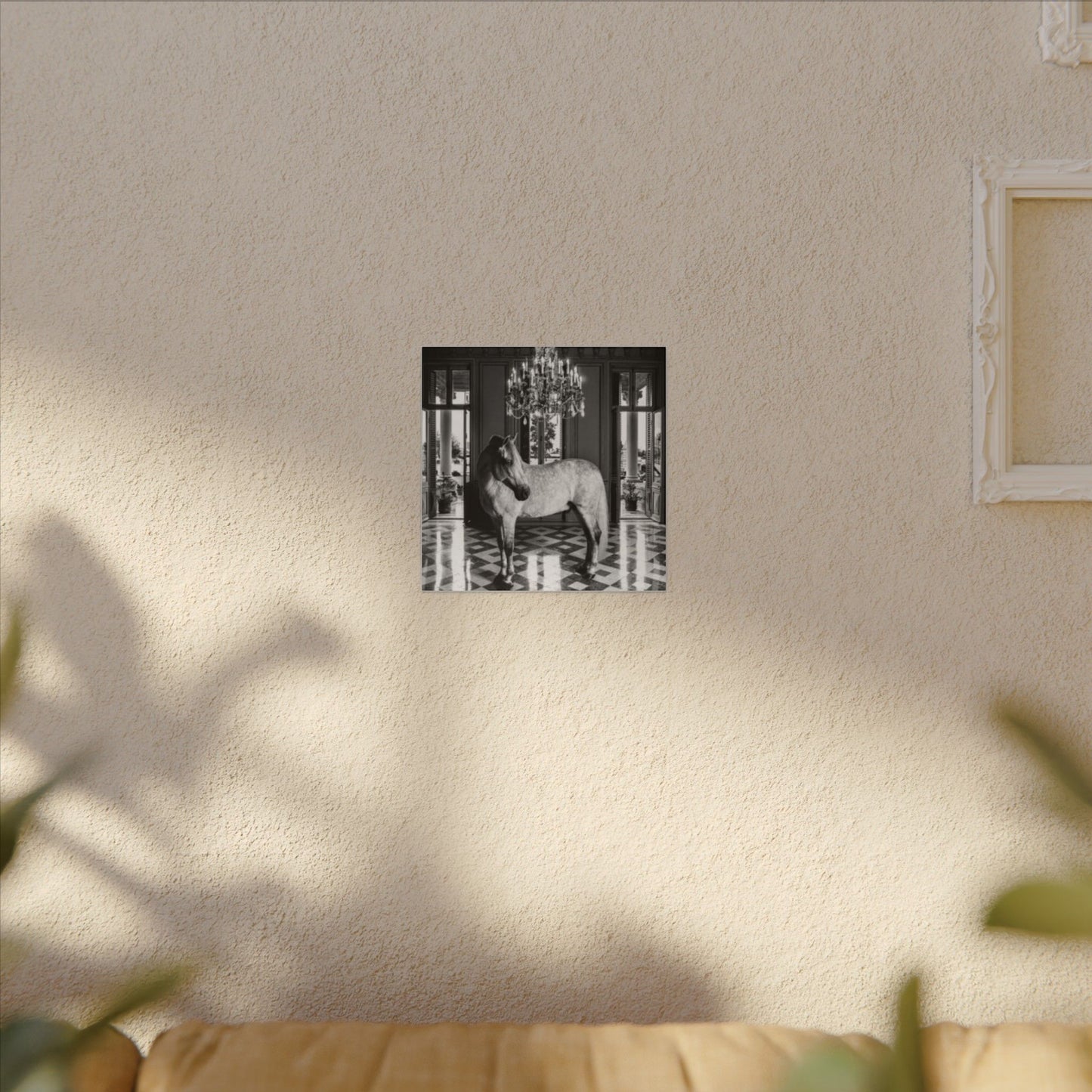 Equestrian Chateau Canvas