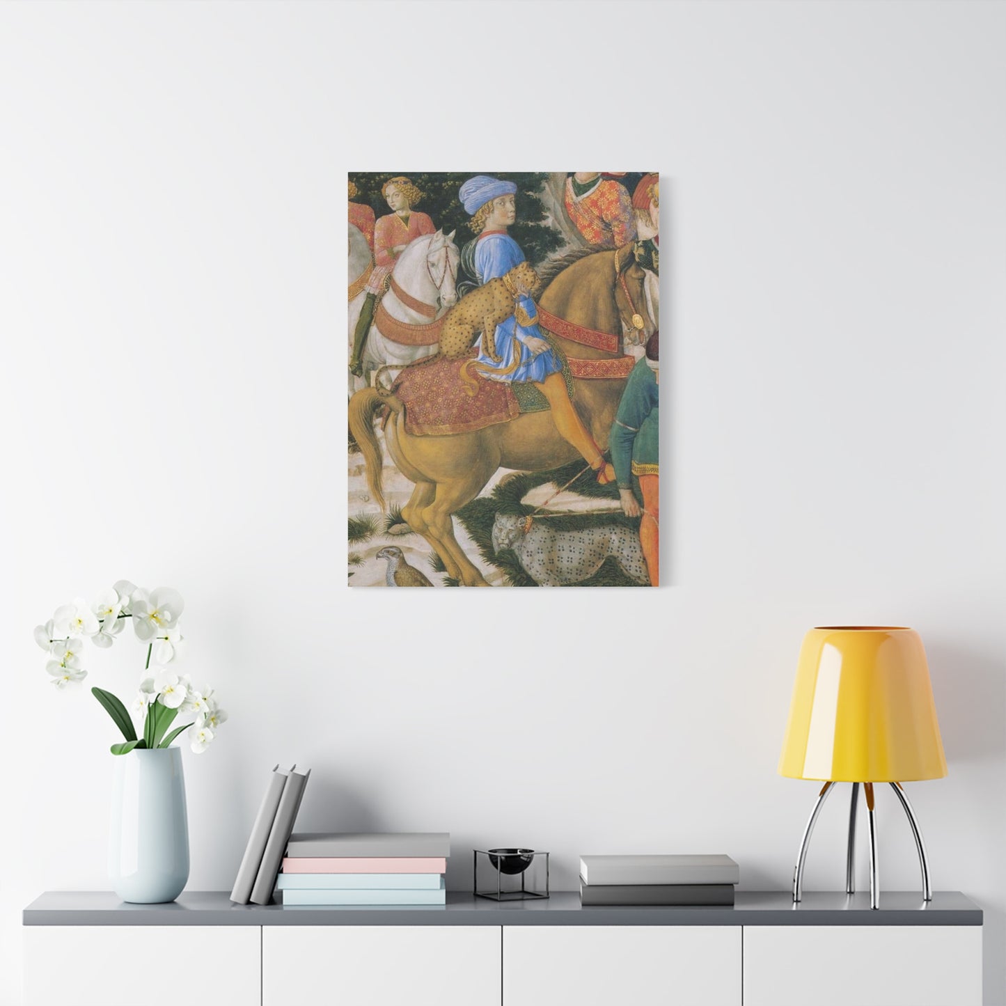 Procession of the Magi Matte Canvas Print — Medici with Leopards (Stretched)