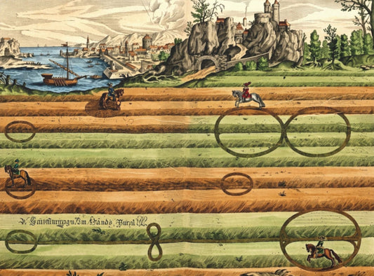 Canvas Prints - Equestrian Training Patterns from 1610 Book