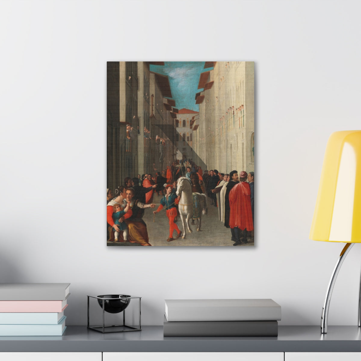 Renaissance Palio Racehorse Canvas Print
