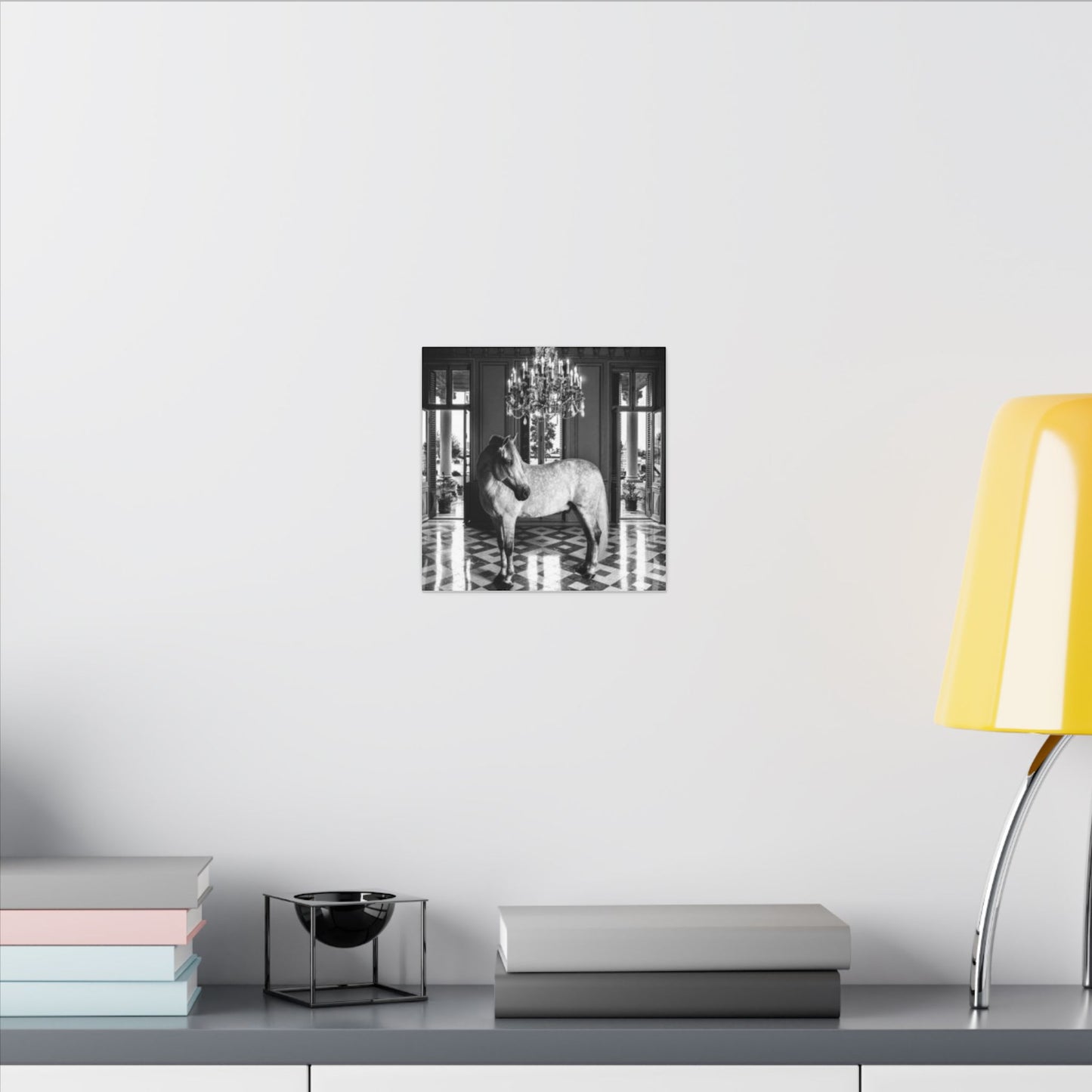 Equestrian Chateau Canvas