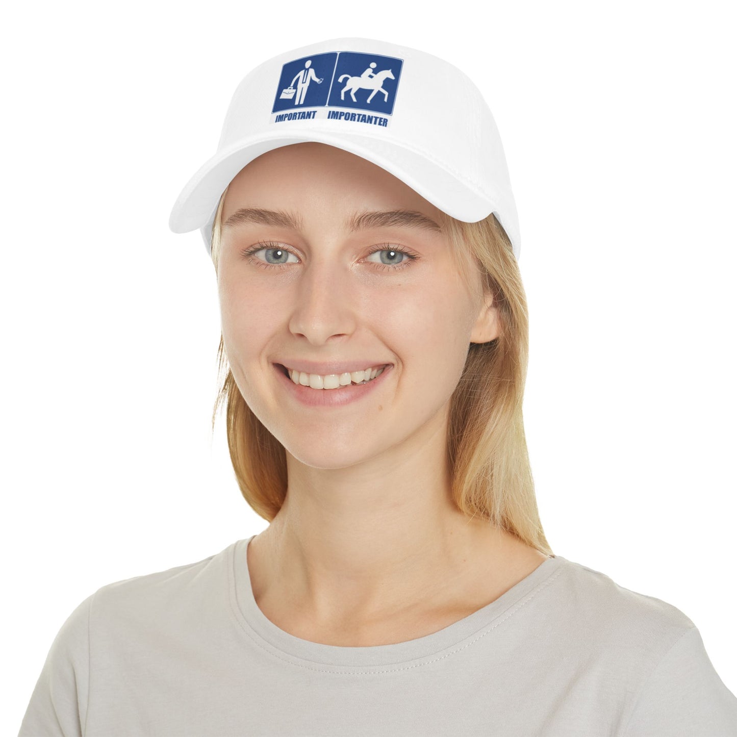 Baseball Cap Funny Quote Work Important Riding Importanter