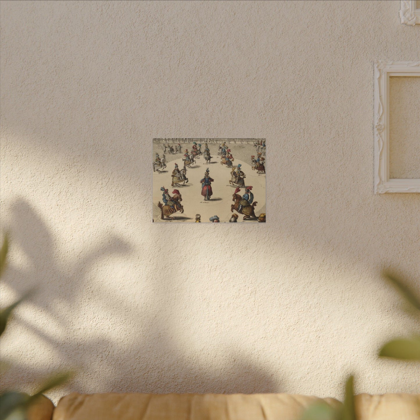 Renaissance Equestrian Art Canvas Print — Antoine de Pluvinel Levade Scene