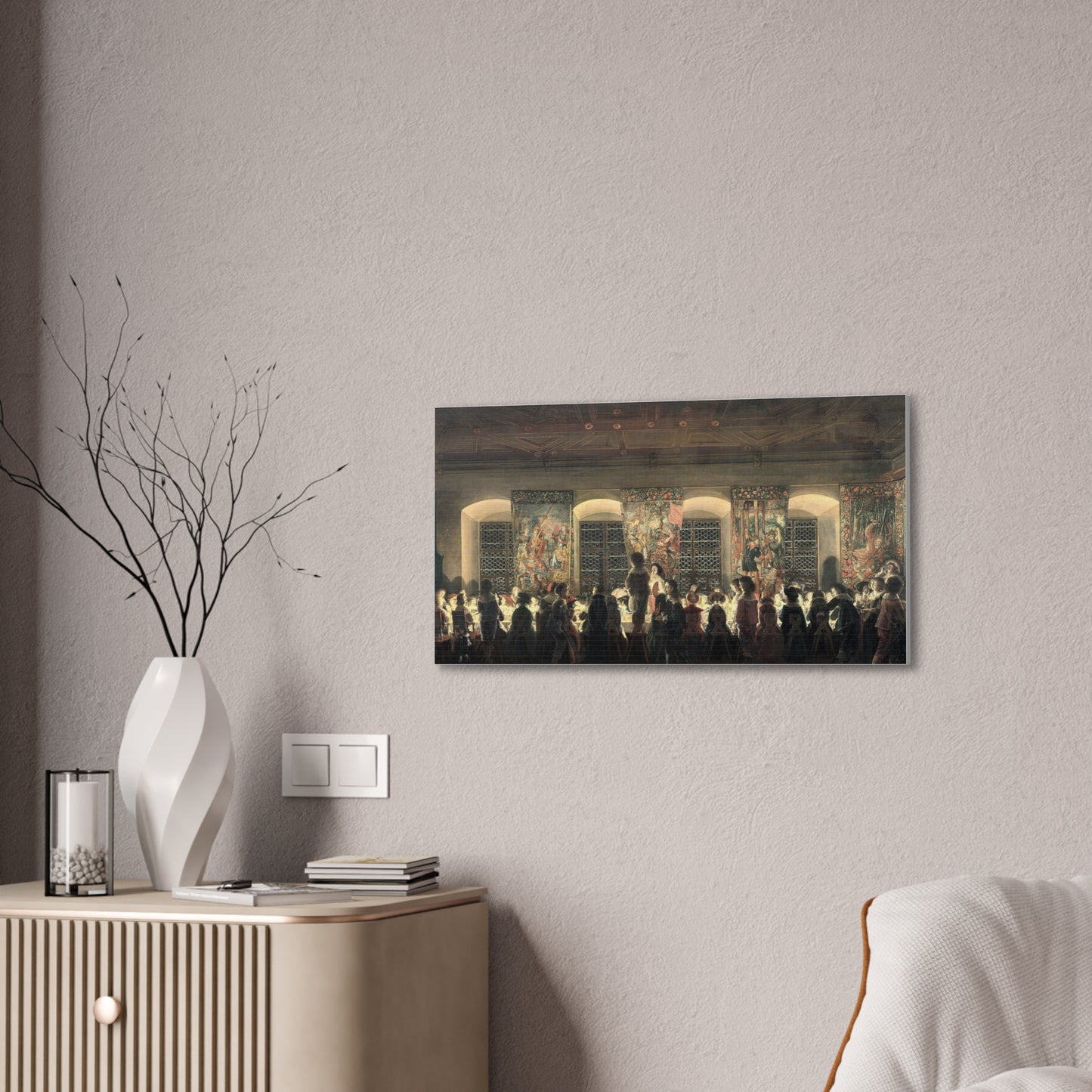Duke's Banquet Canvas Stretched Art