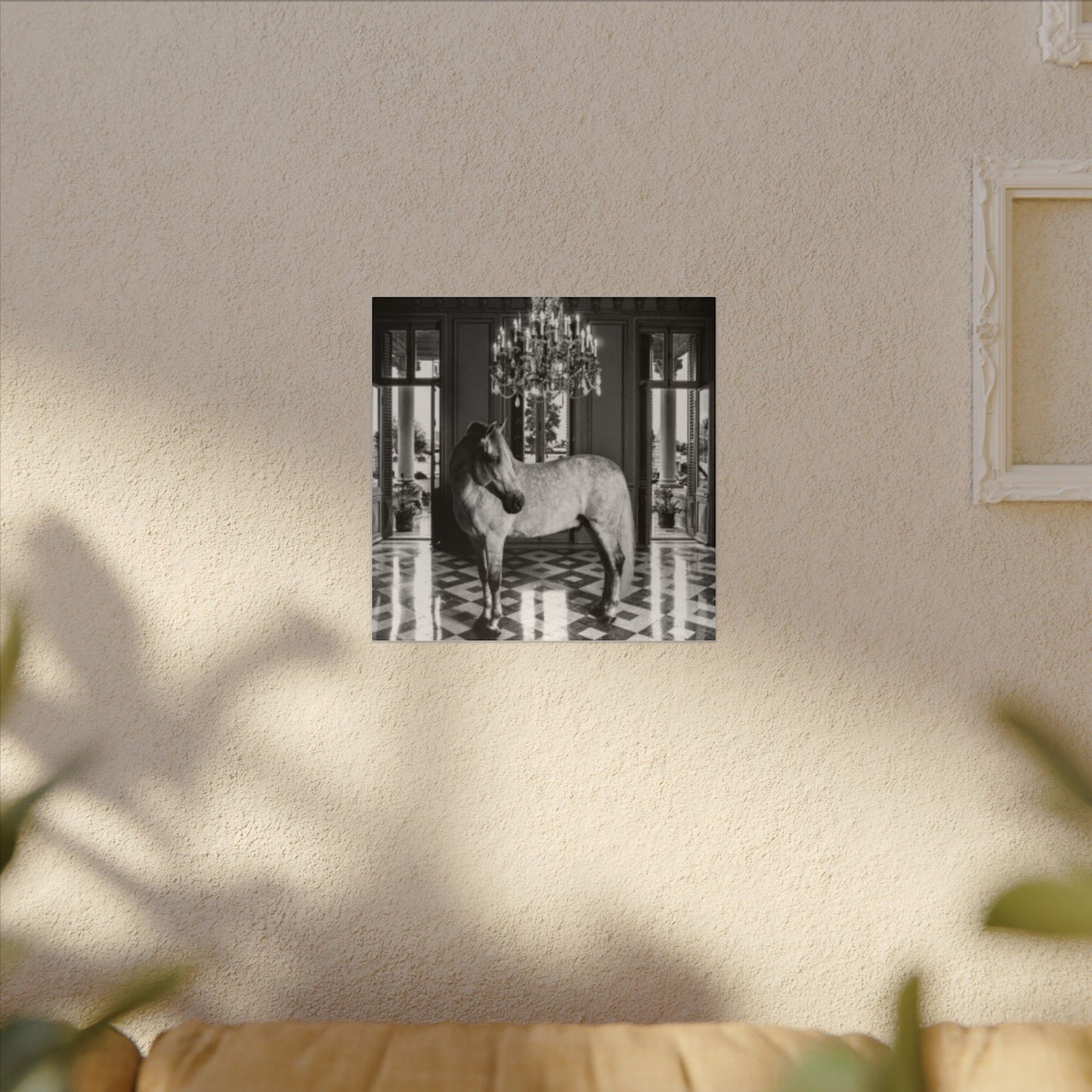 Equestrian Chateau Canvas