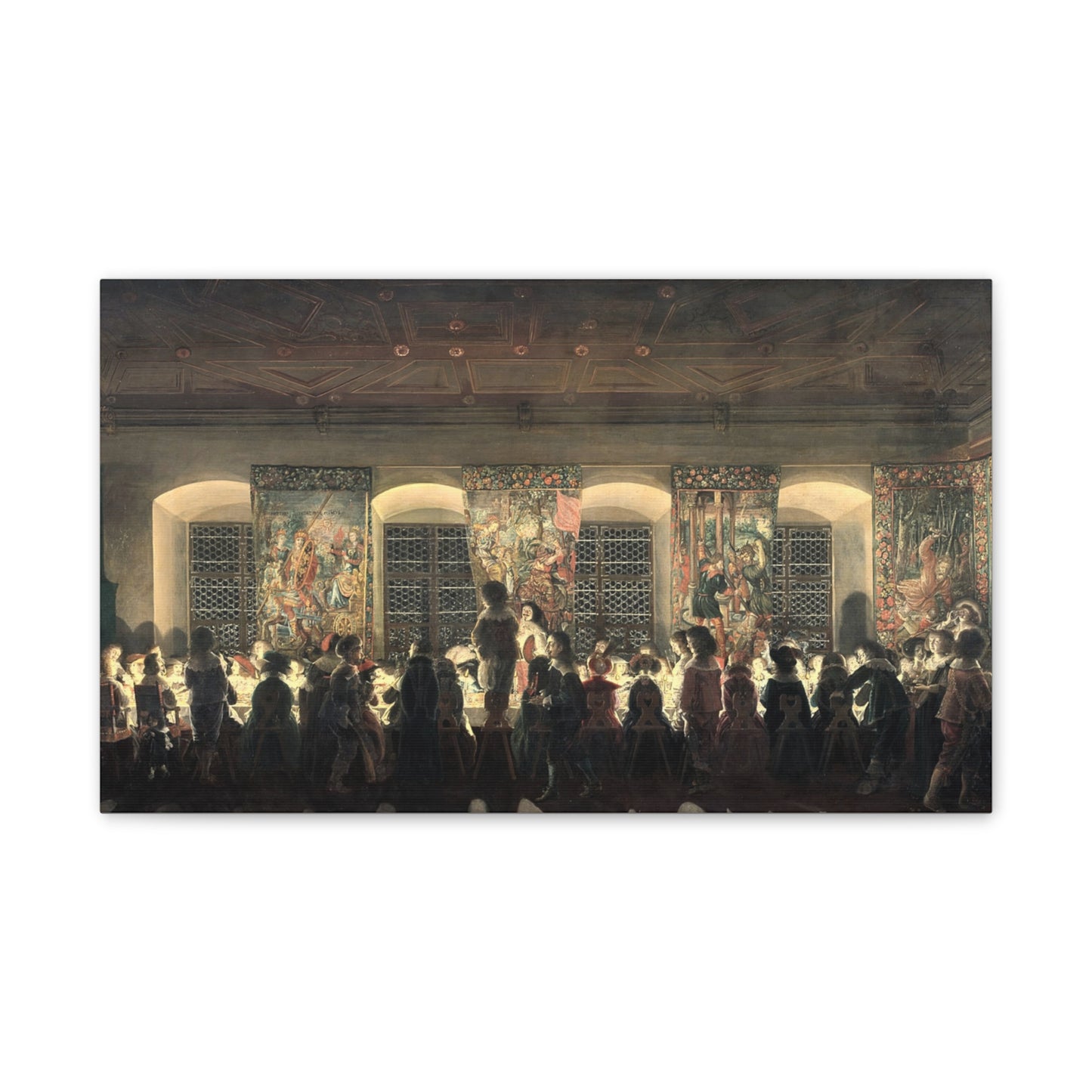 Duke's Banquet Canvas Stretched Art