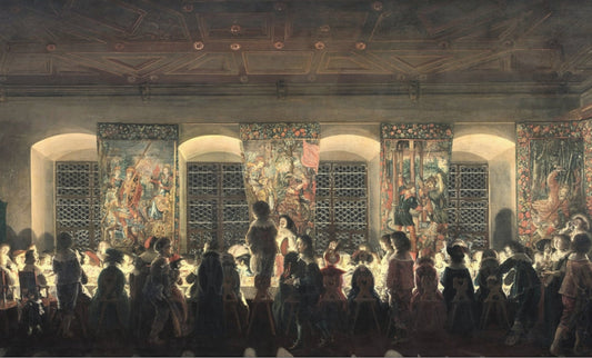 Duke's Banquet Canvas Stretched Art
