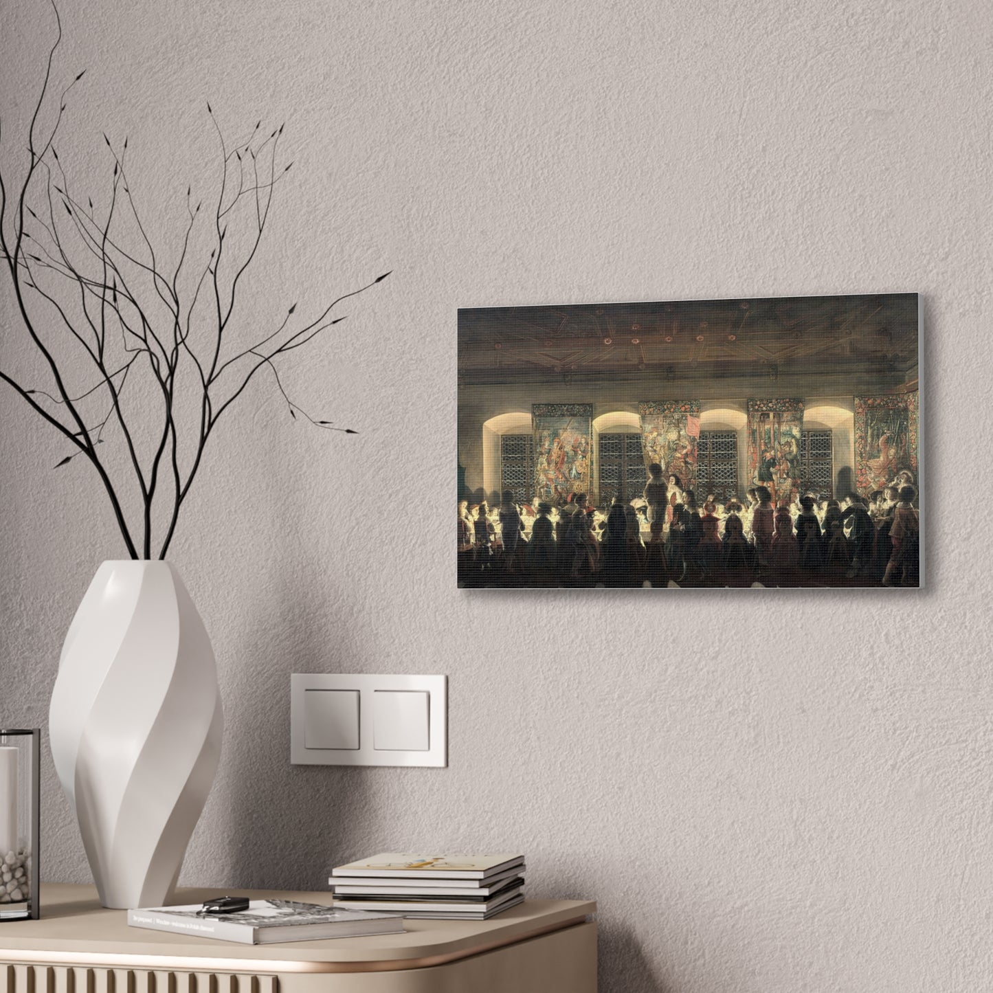 Duke's Banquet Canvas Stretched Art