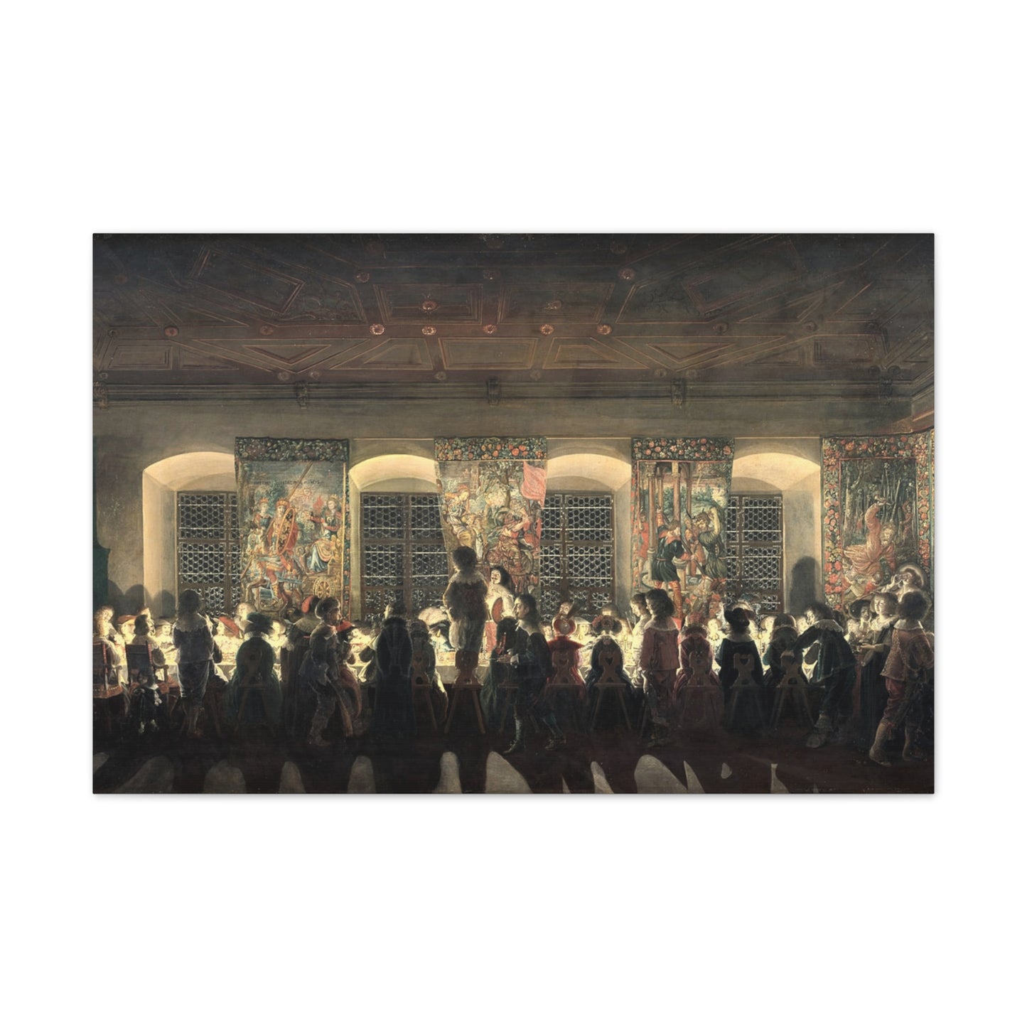 Duke's Banquet Canvas Stretched Art
