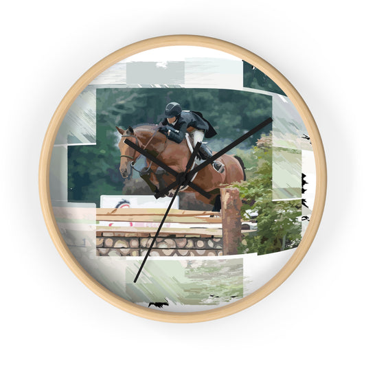 Wall Clock - Derby Horse Perfect Style