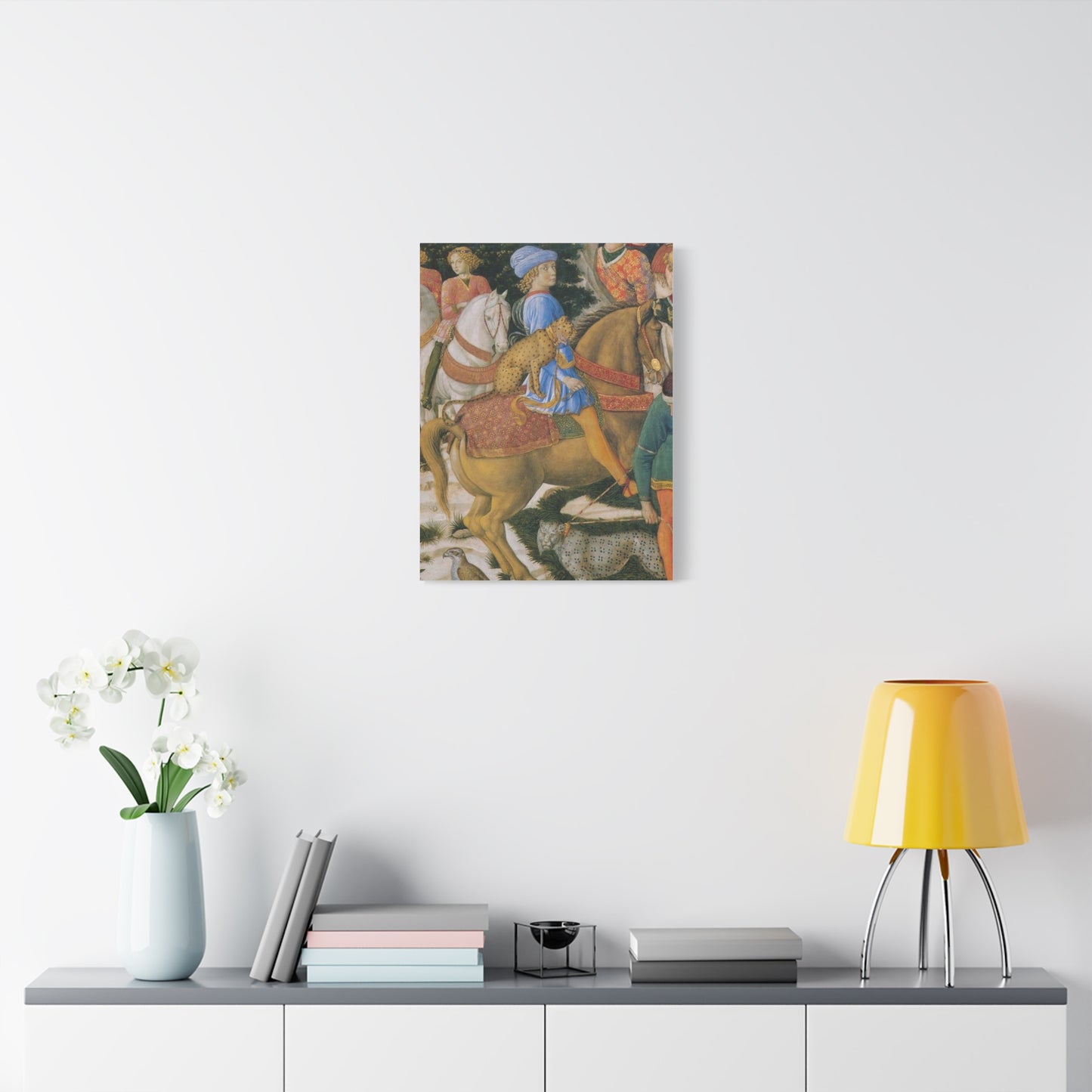 Procession of the Magi Matte Canvas Print — Medici with Leopards (Stretched)