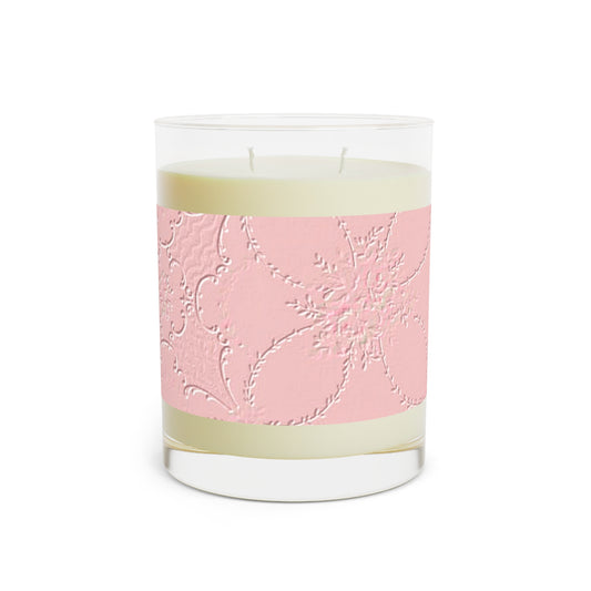 Scented Candle - 11oz (Delicate Design Pattern)