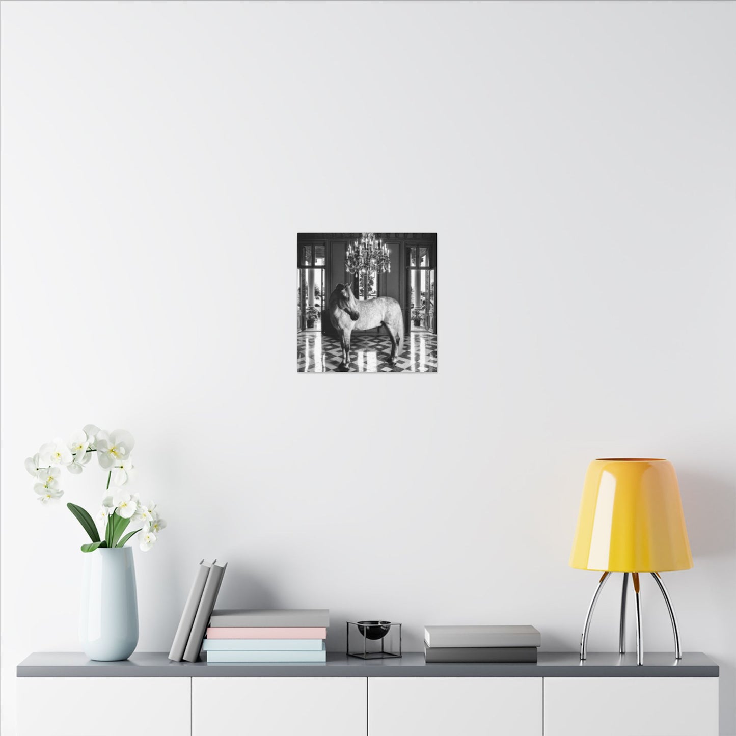 Equestrian Chateau Canvas
