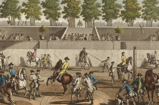 18th century Riding School Matte Canvas Print — Stretched 1.25"