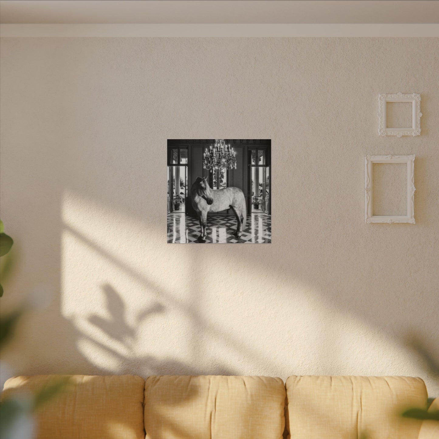 Equestrian Chateau Canvas