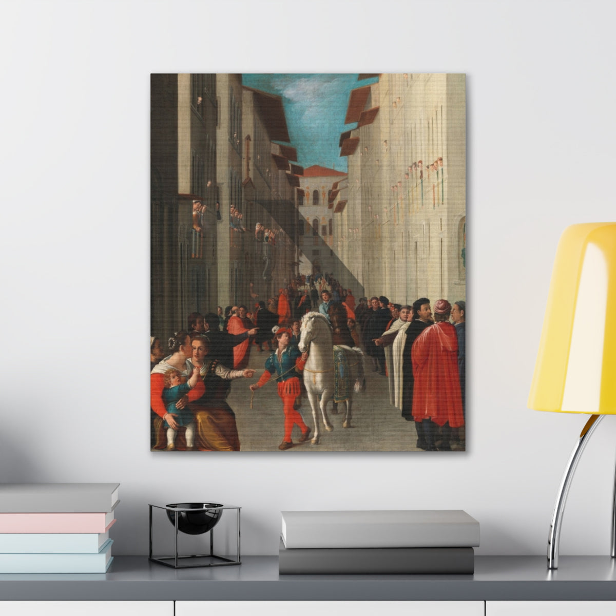 Renaissance Palio Racehorse Canvas Print