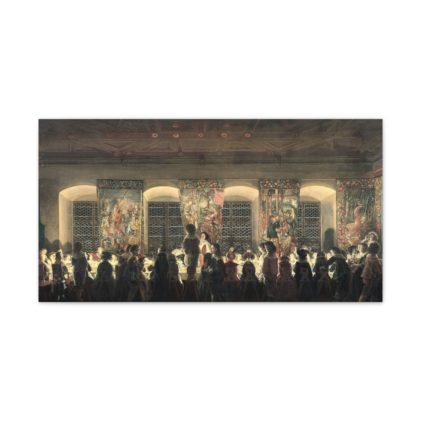 Duke's Banquet Canvas Stretched Art