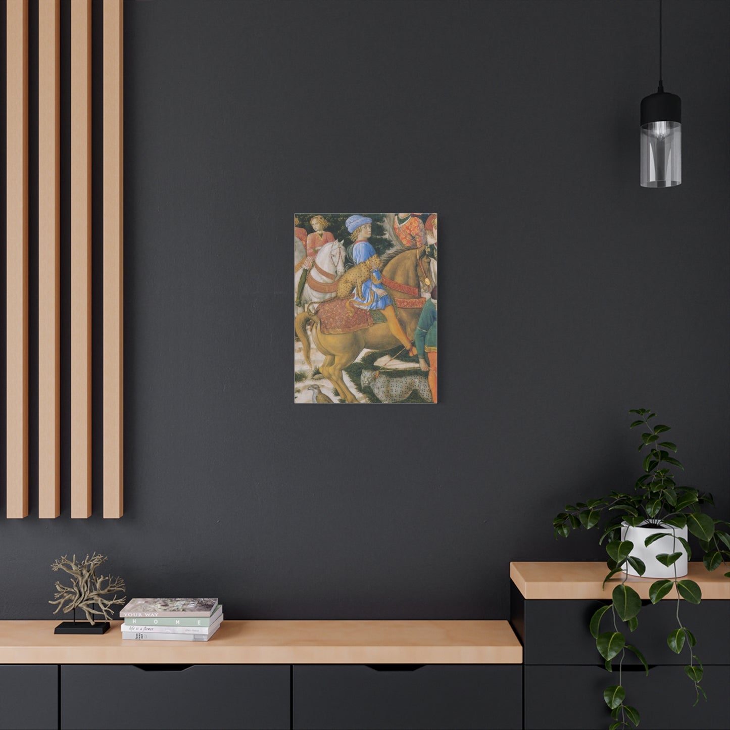 Procession of the Magi Matte Canvas Print — Medici with Leopards (Stretched)