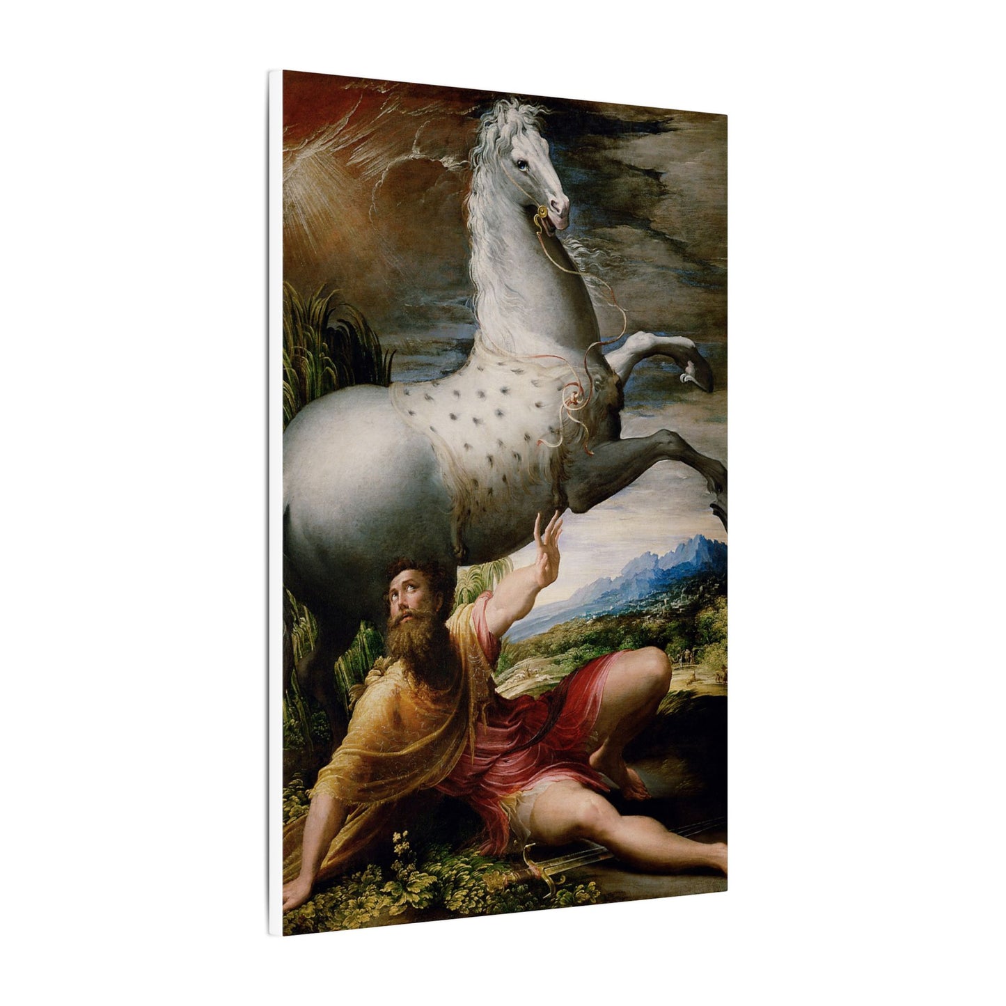 Canvas Print — Renaissance Painting of Saul Struck Blind (Stretched Matte)