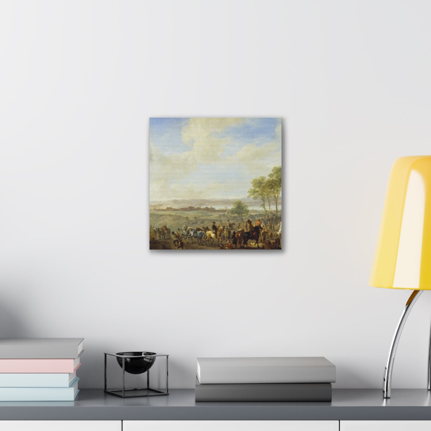Classic Renaissance Horse Fair Canvas Print — Stretched 0.75" Wall Art