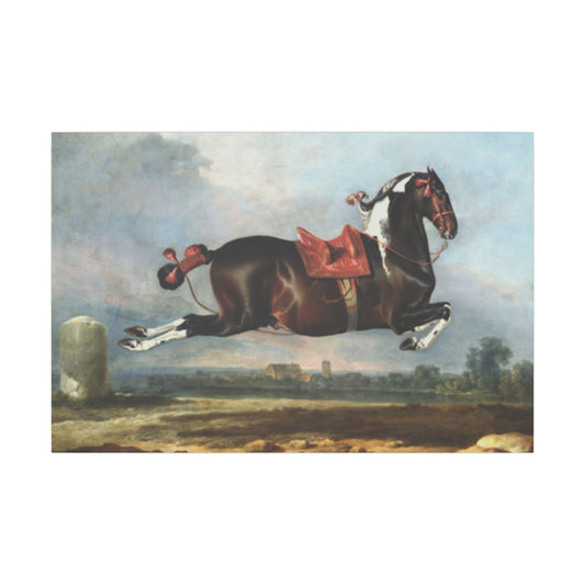 Jumping Horse Wall Art - The Kladruper Cerbero for Equestrian Lovers
