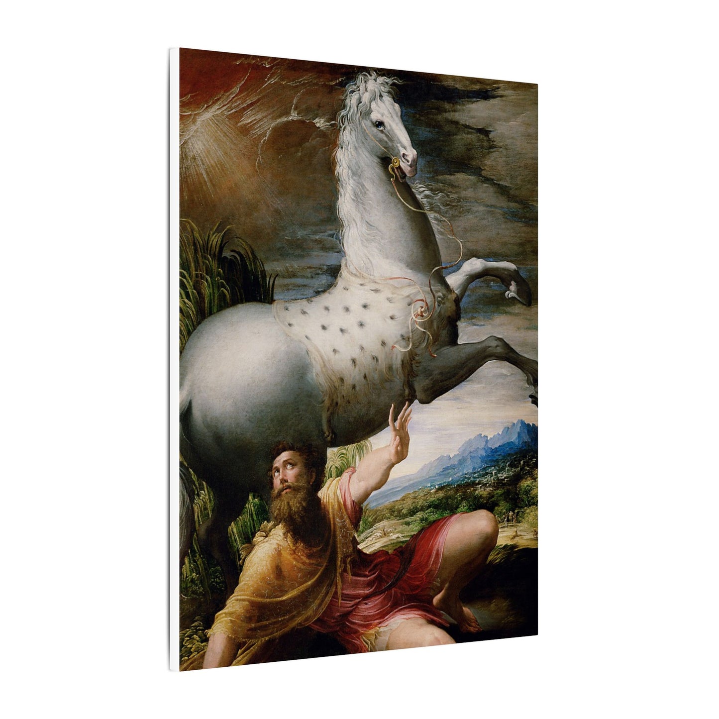 Canvas Print — Renaissance Painting of Saul Struck Blind (Stretched Matte)
