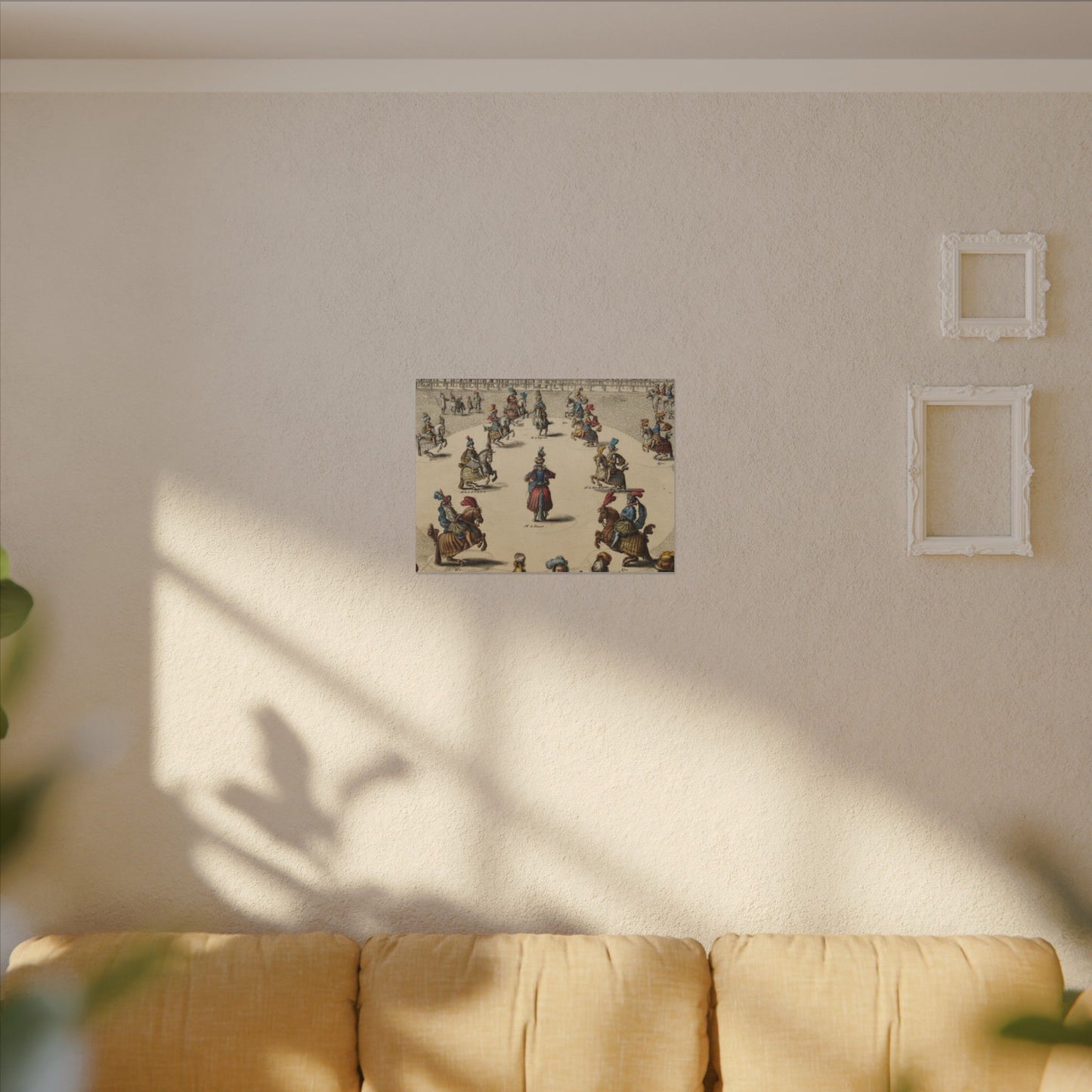 Renaissance Equestrian Art Canvas Print — Antoine de Pluvinel Levade Scene