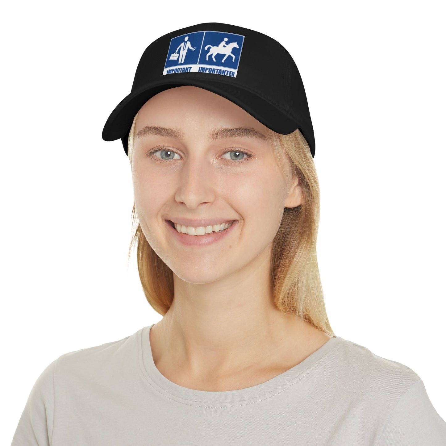 Baseball Cap Funny Quote Work Important Riding Importanter