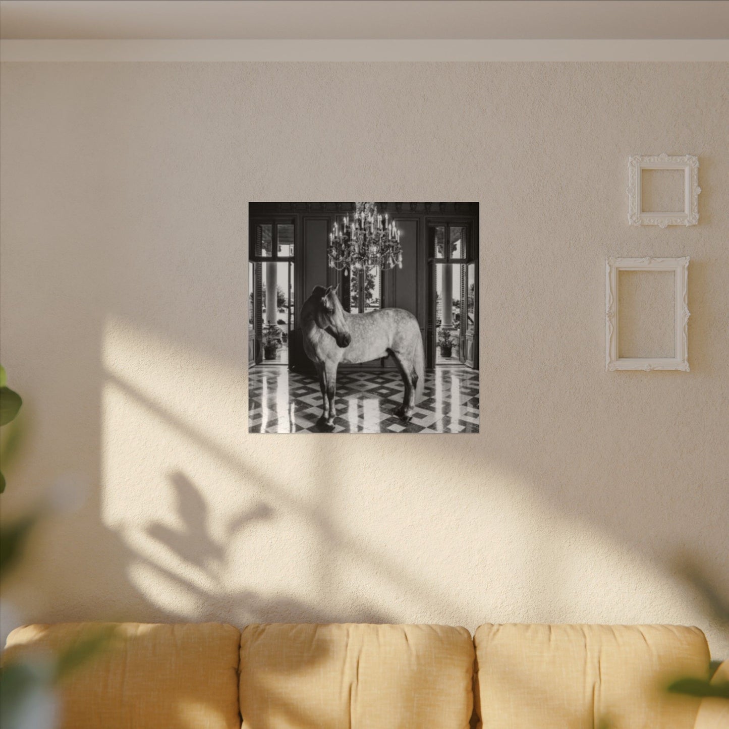 Equestrian Chateau Canvas