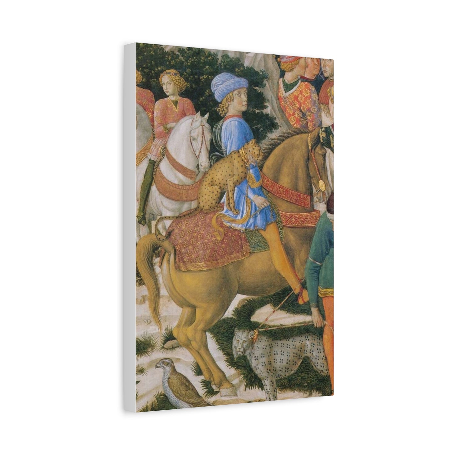Procession of the Magi Matte Canvas Print — Medici with Leopards (Stretched)