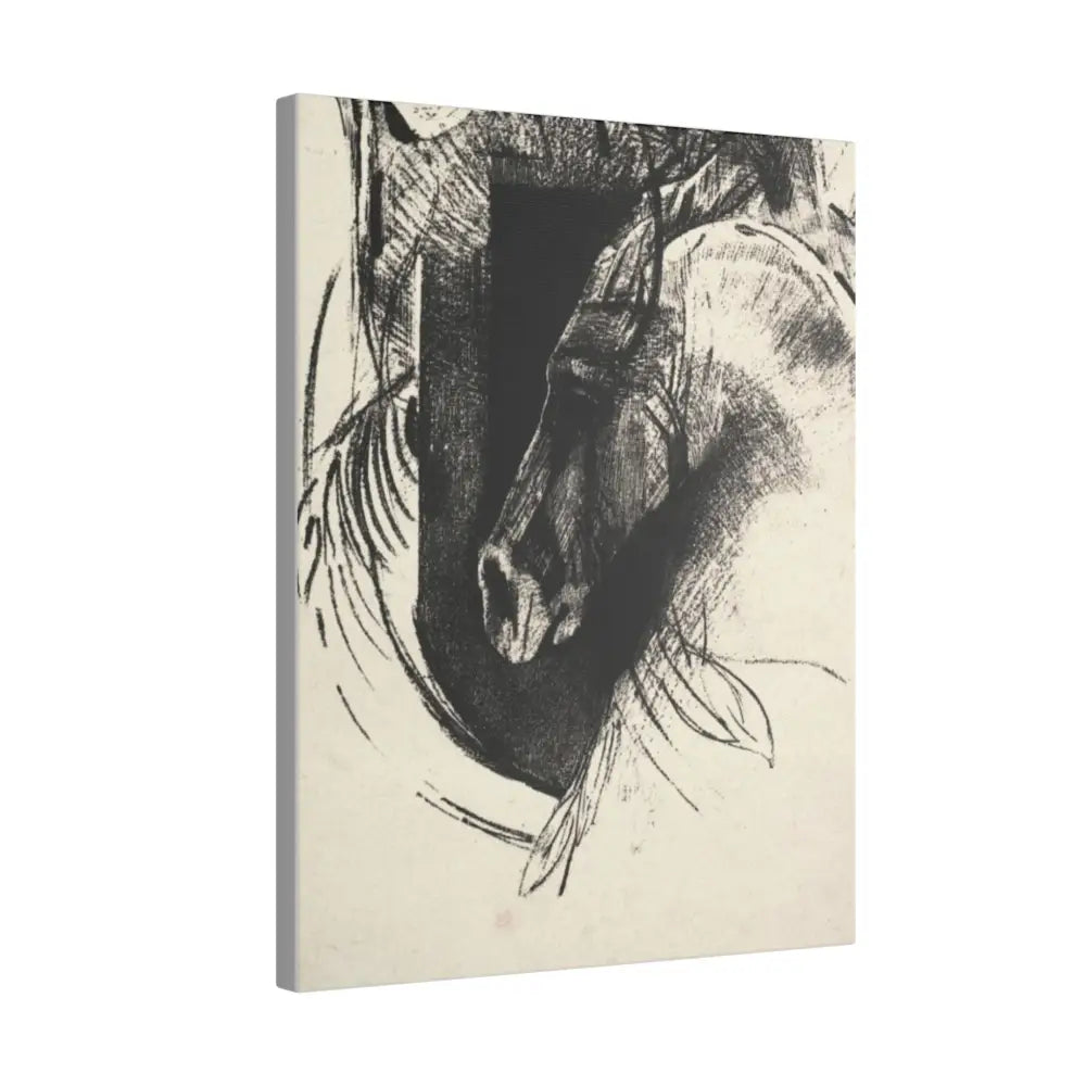 Artistic Horse Portrait Canvas Wall Art - Canvas
