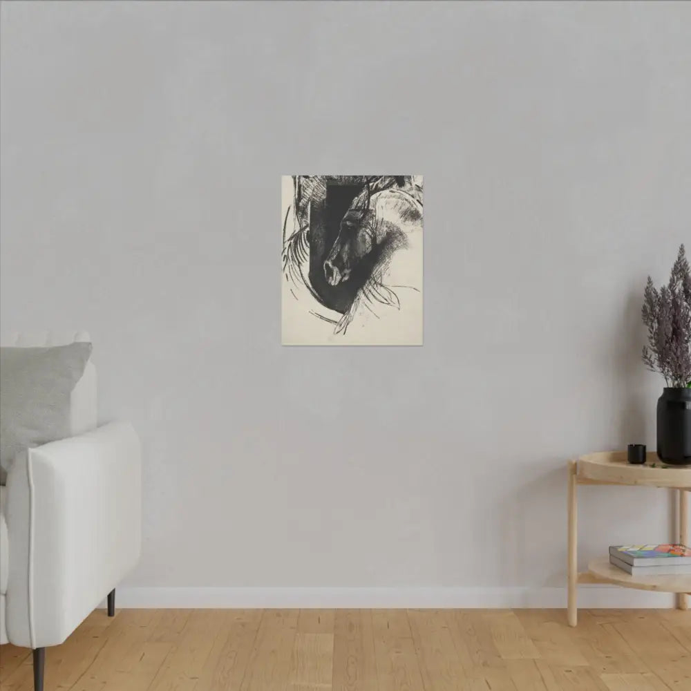 Artistic Horse Portrait Canvas Wall Art - Canvas