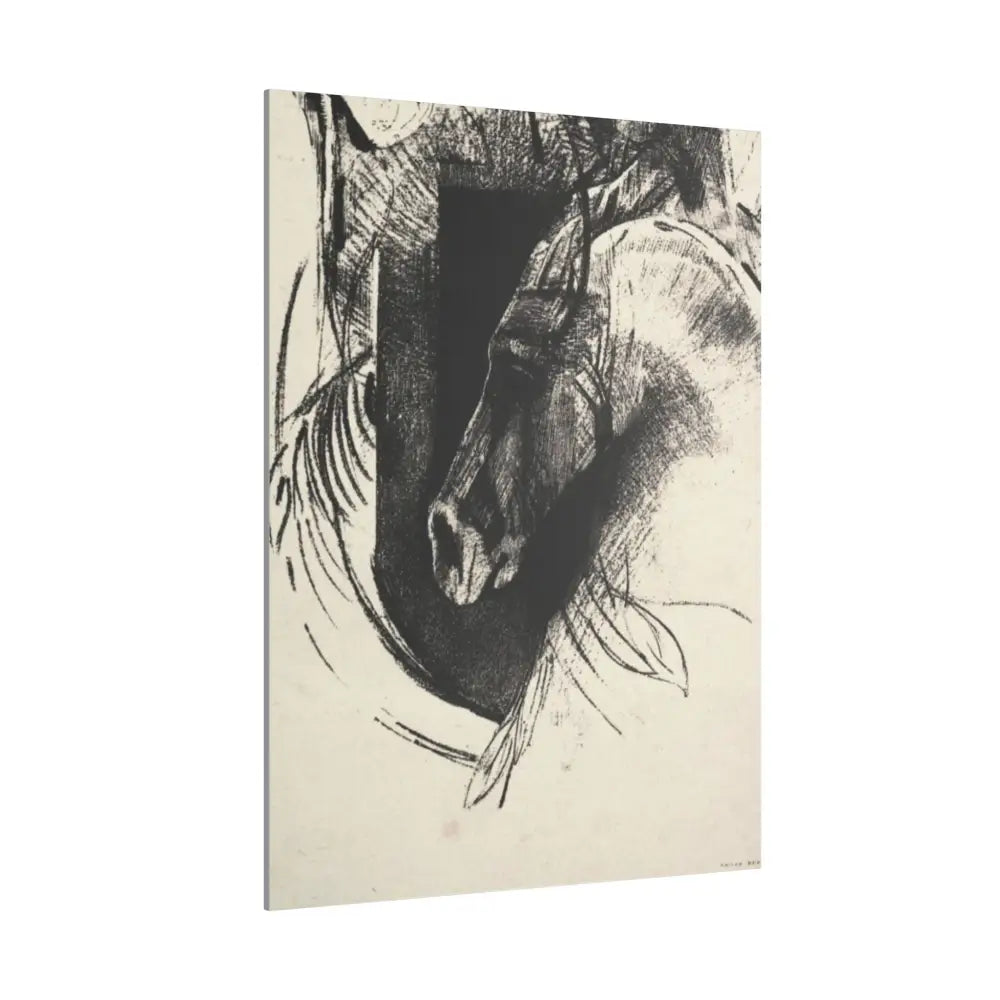 Artistic Horse Portrait Canvas Wall Art - Canvas