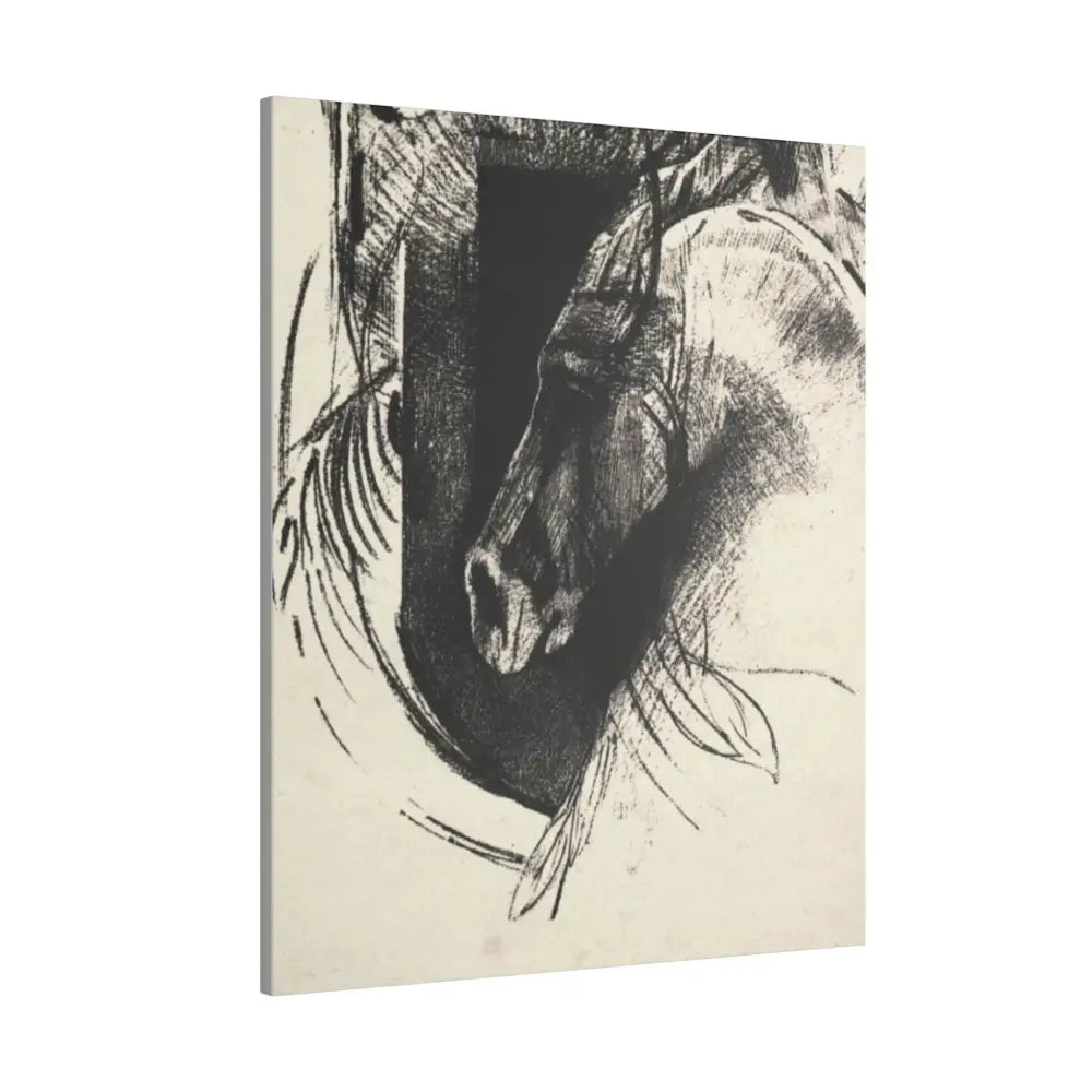 Artistic Horse Portrait Canvas Wall Art - Canvas