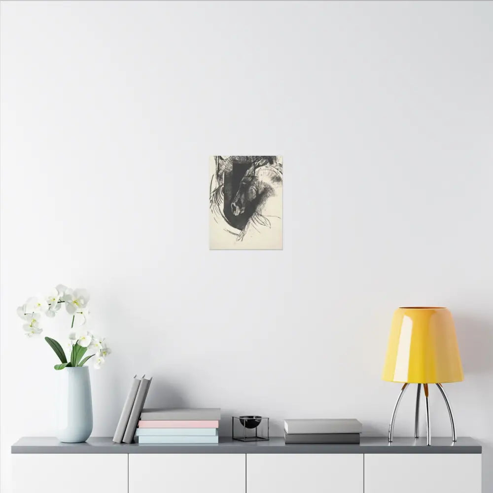 Artistic Horse Portrait Canvas Wall Art - Canvas