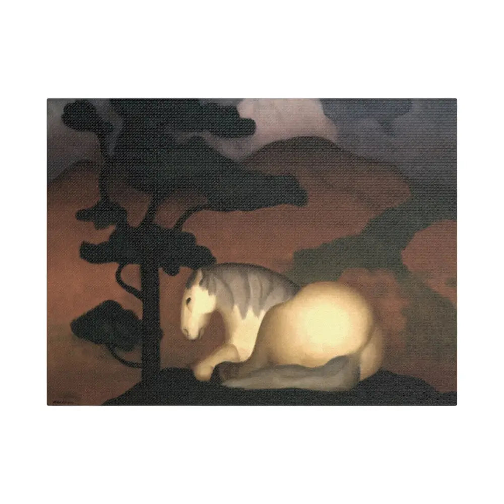 Artistic Stretched Canvas Print - Horse & Landscape Design - 12’’ x 9’’ (Horizontal) / 1.5’’ - Canvas