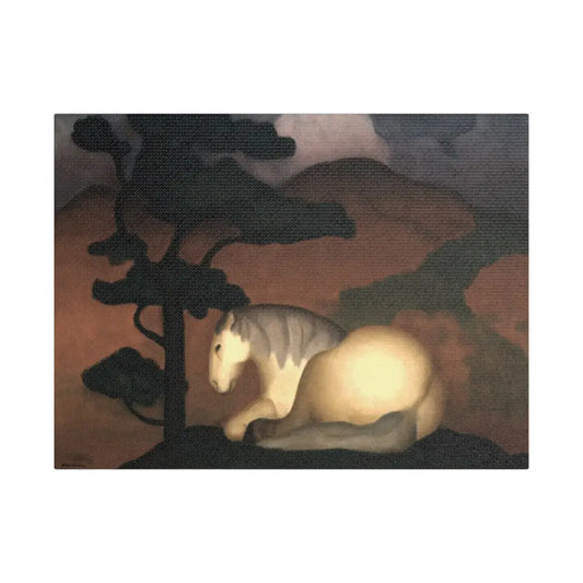 Artistic Stretched Canvas Print - Horse & Landscape Design - 12’’ x 9’’ (Horizontal) / 1.5’’ - Canvas