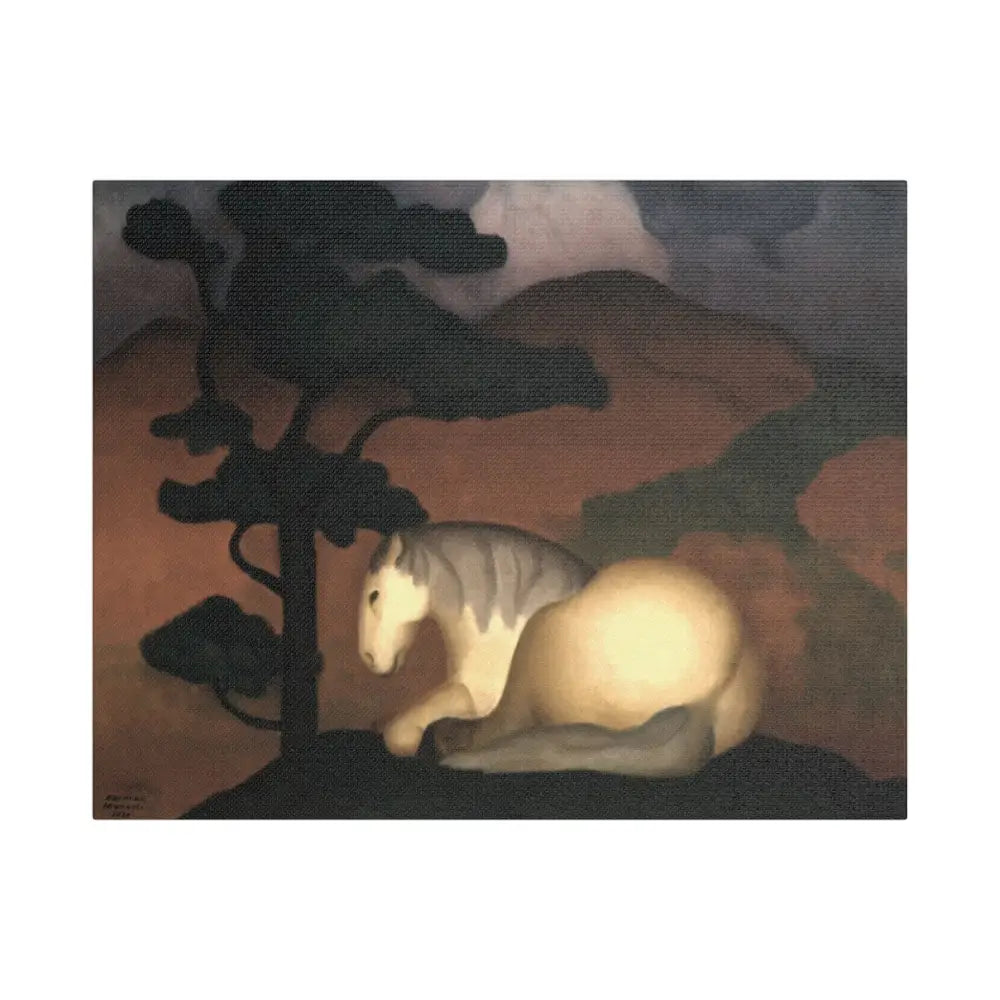 Artistic Stretched Canvas Print - Horse & Landscape Design - 14″ x 11″ (Horizontal) / 1.5’’ - Canvas