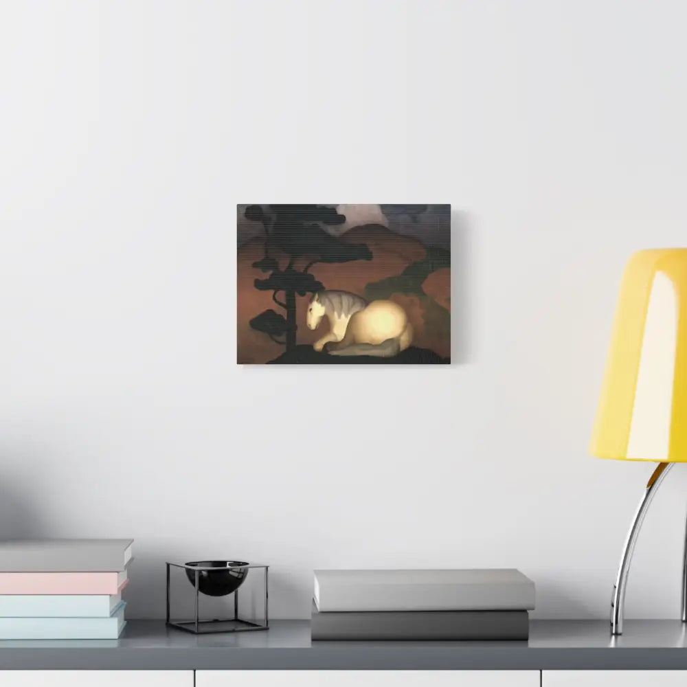 Artistic Stretched Canvas Print - Horse & Landscape Design - Canvas