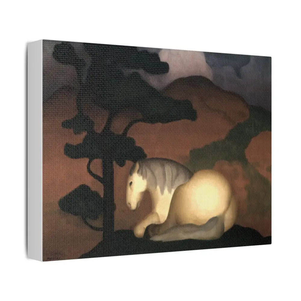 Artistic Stretched Canvas Print - Horse & Landscape Design - Canvas